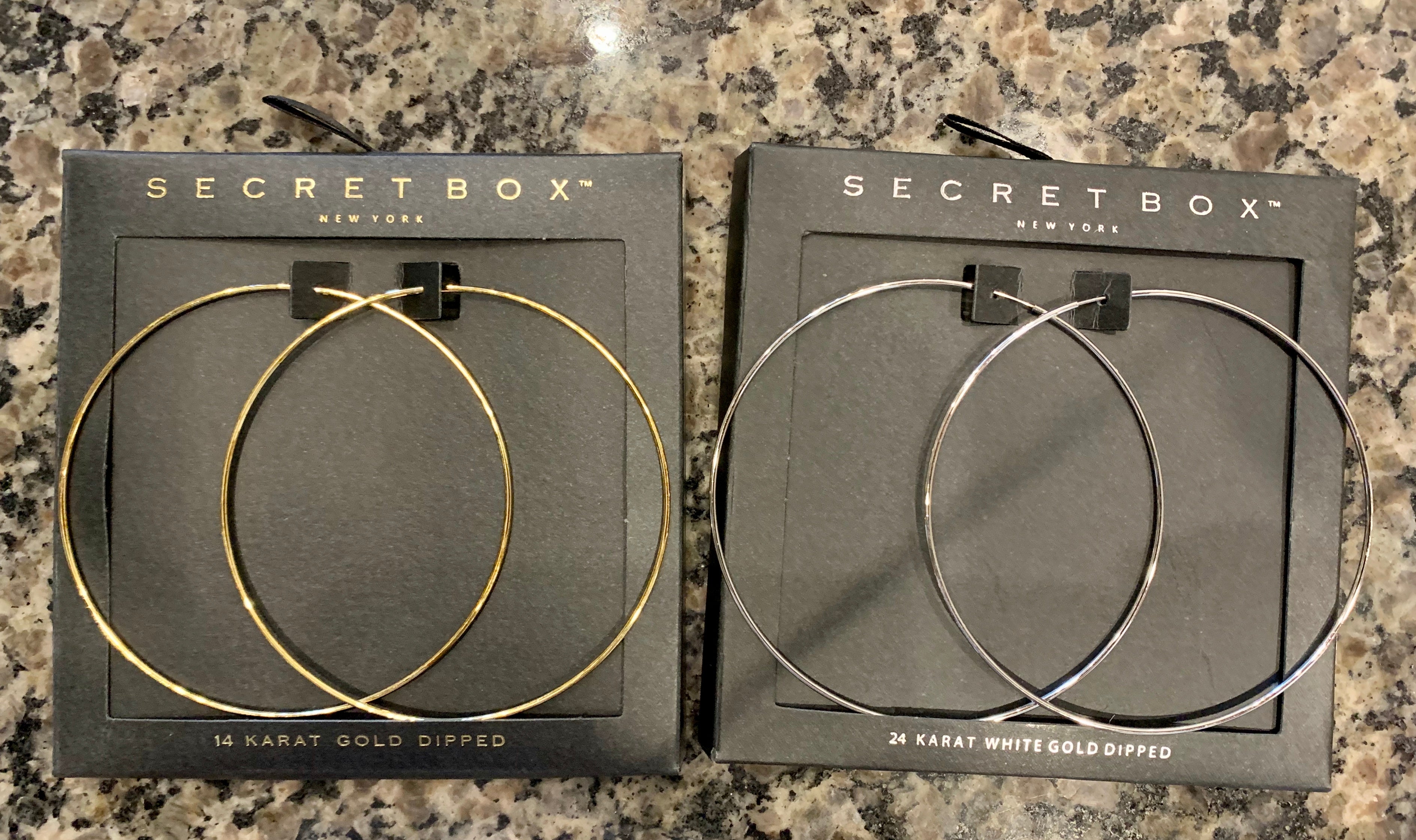 3 " Infinity gold dipped Hoops