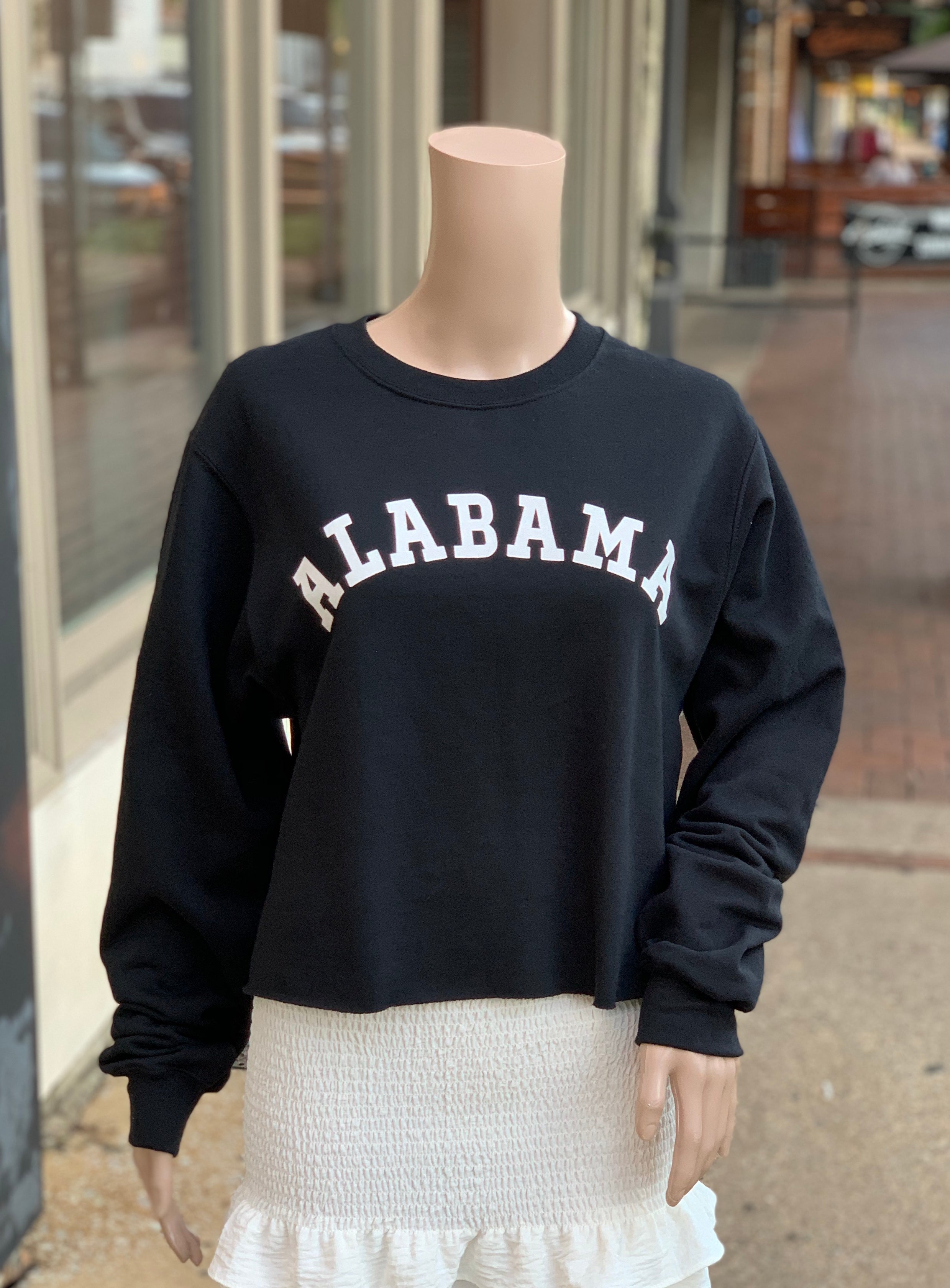 Alabama crop sweatshirt