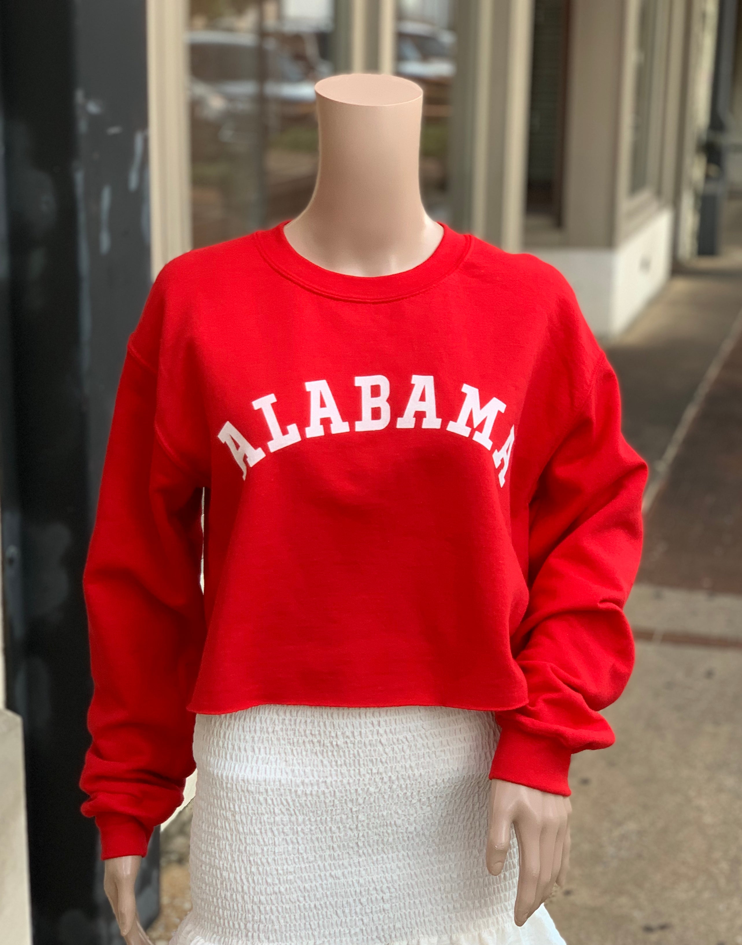 Alabama crop sweatshirt