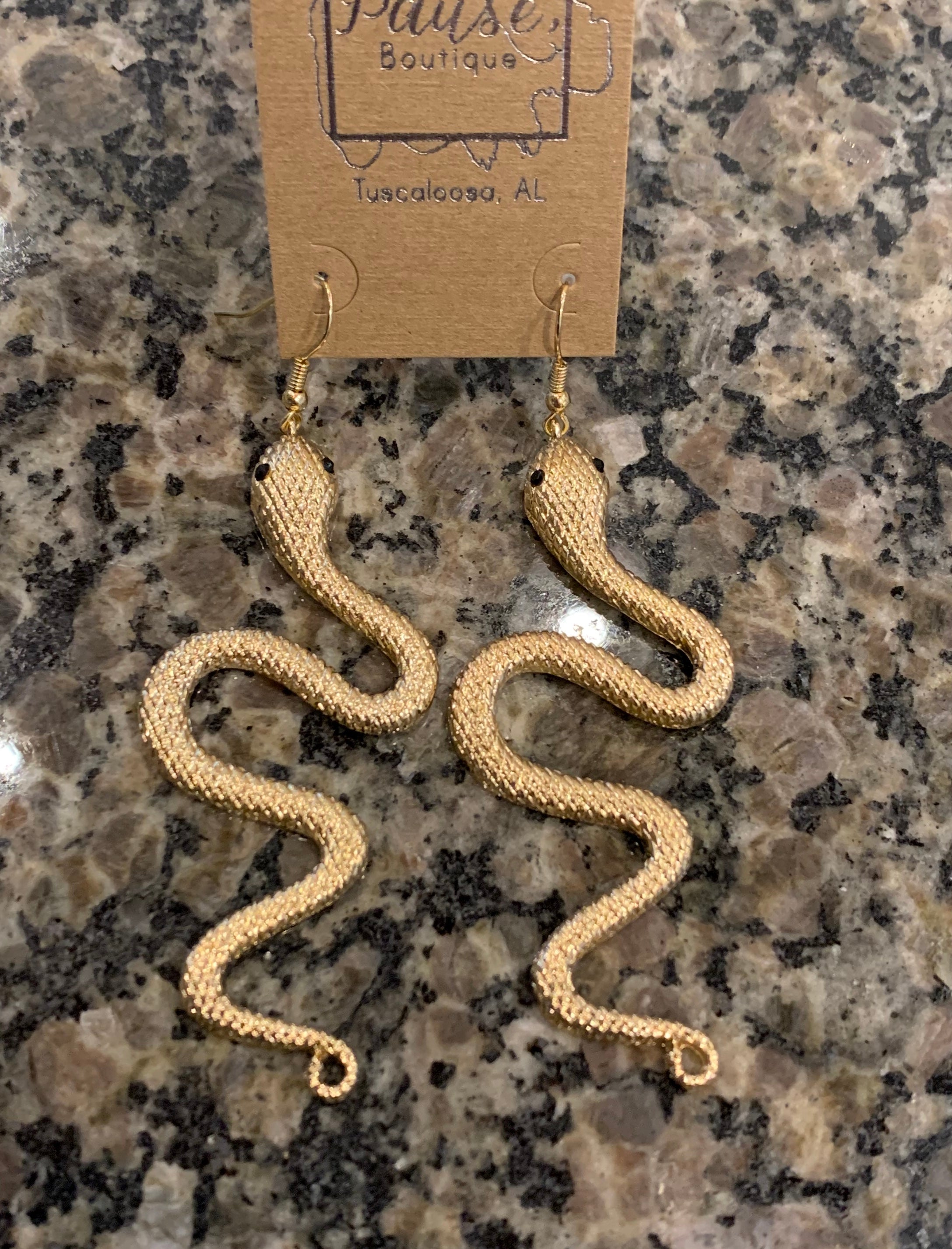 textured solid gold snakes