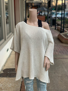 loose knit plus SS top
