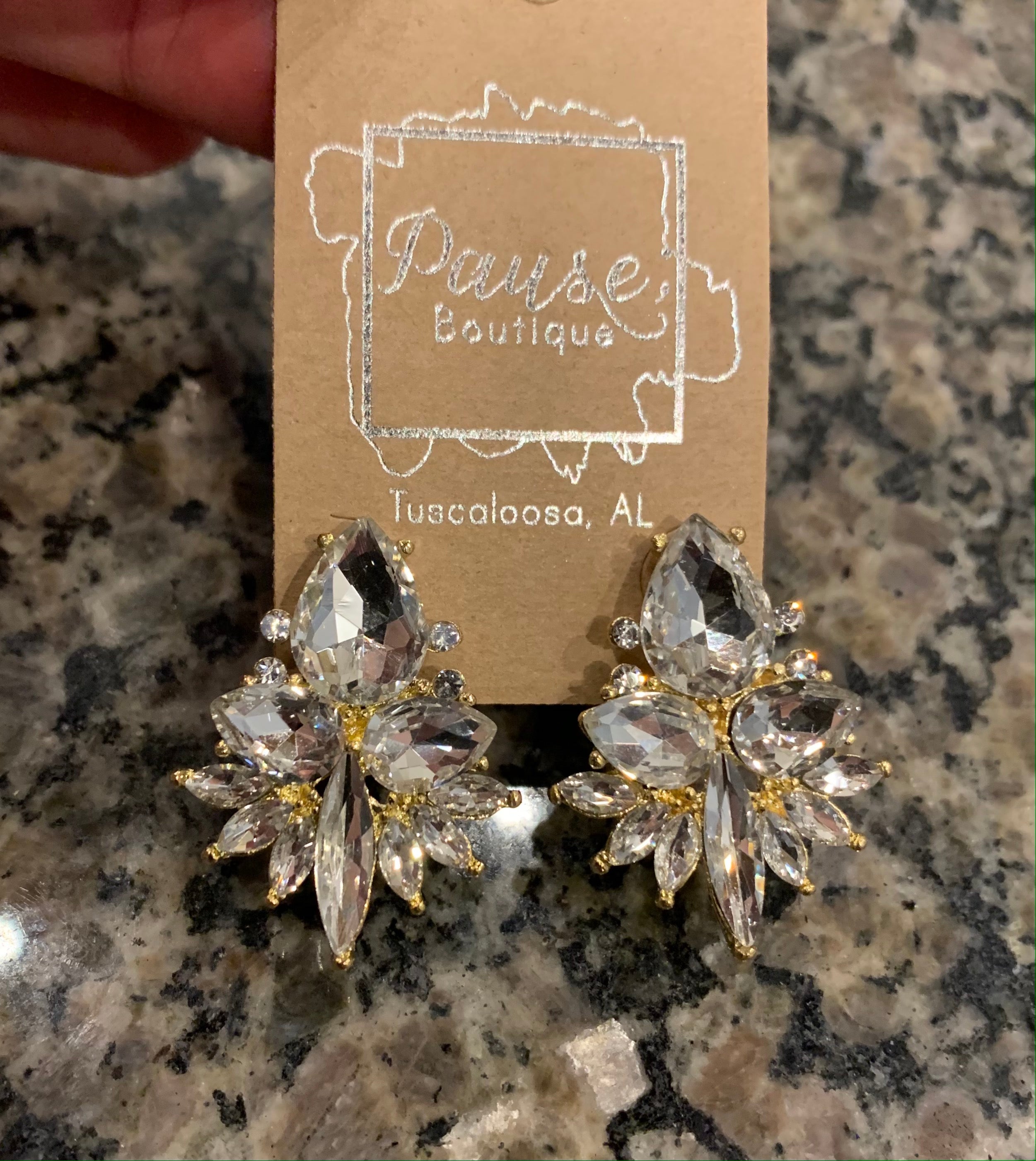 mini cluster burst clip glam