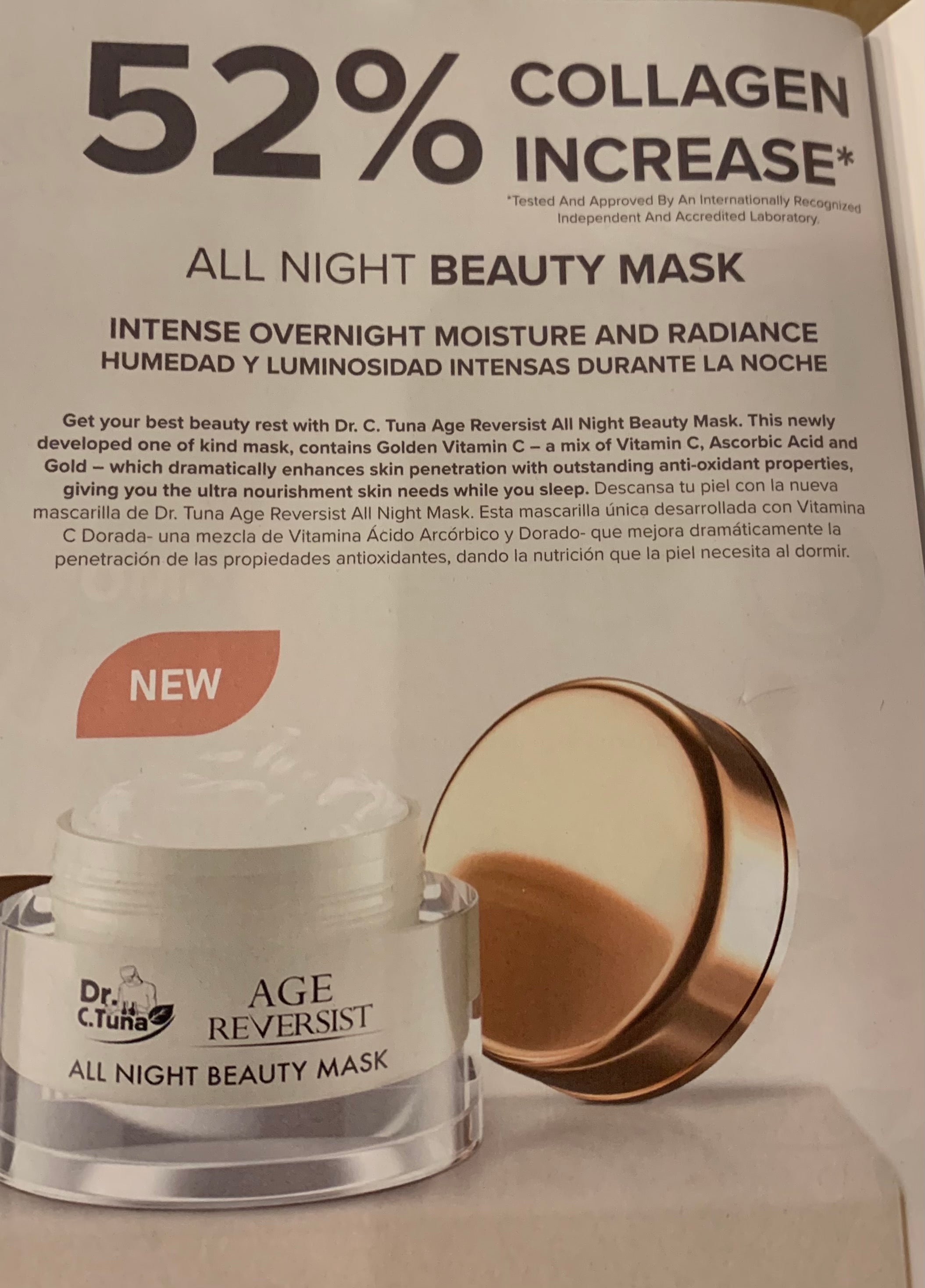 Farmasi Age Reversist all night beauty mask