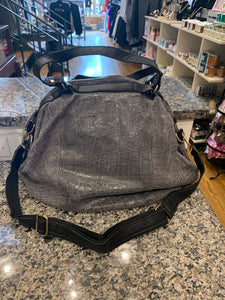 oversized shiny croc bag