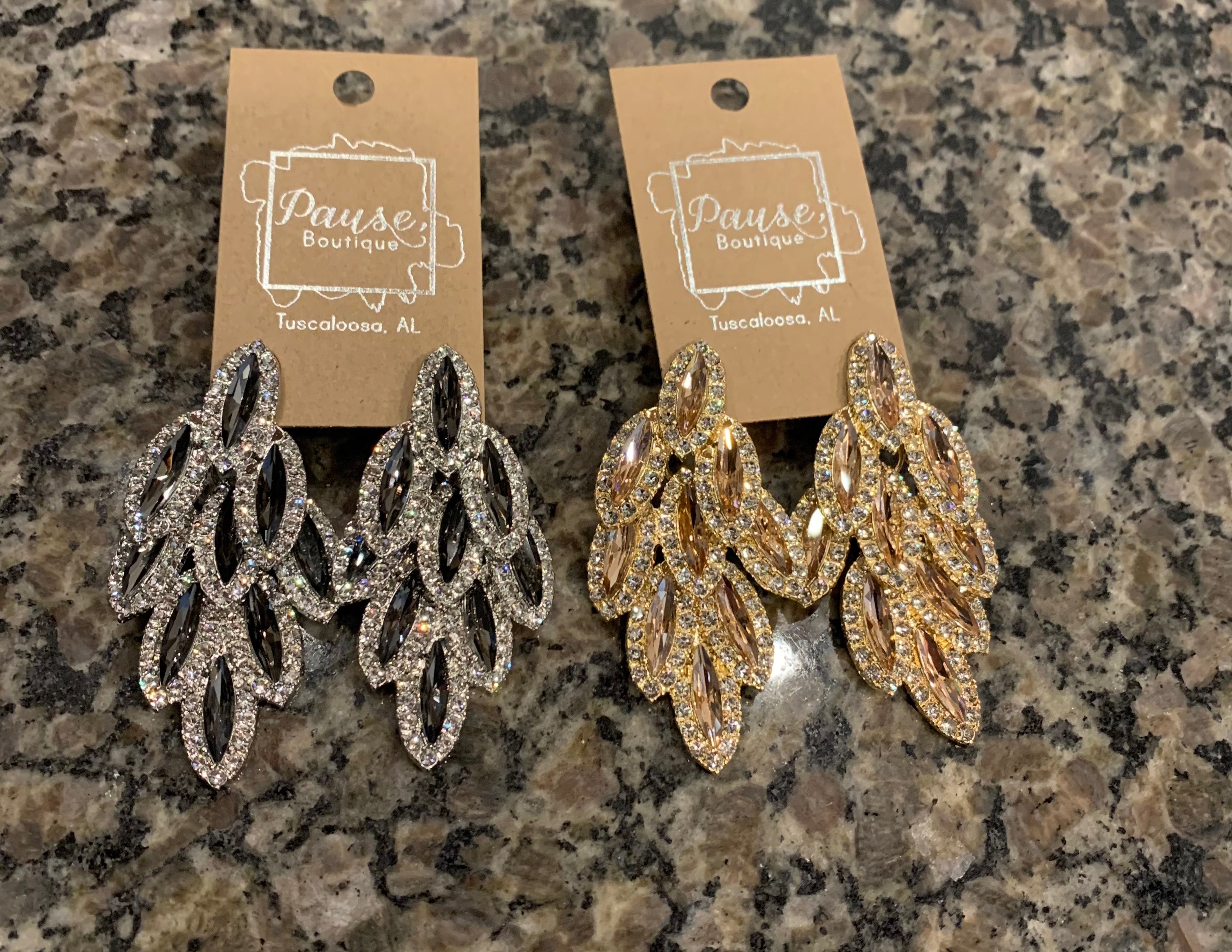 marquise cascading jewels