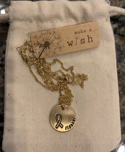 Cancer fighter pendant