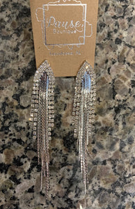 arrow shaped rhinestone metal strands