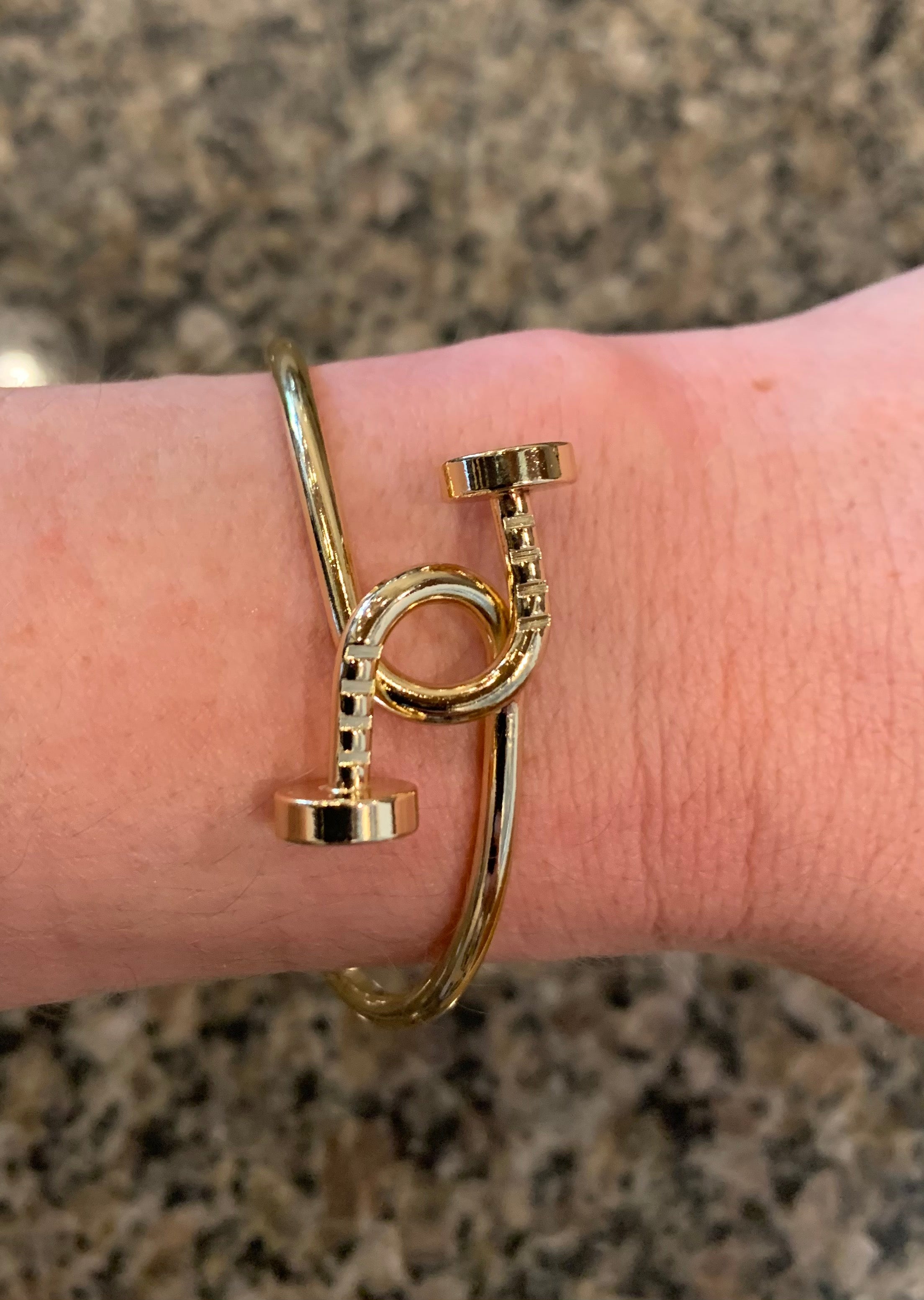 Sharp nail wrist wrap cuff