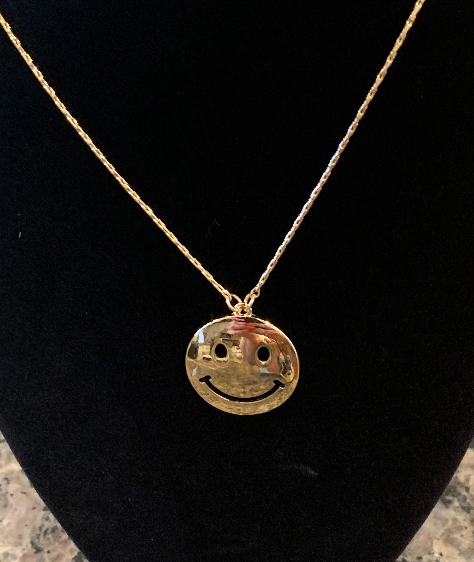 all metal smiley disc