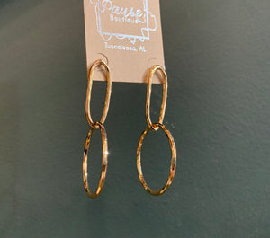 two hoop simple earring