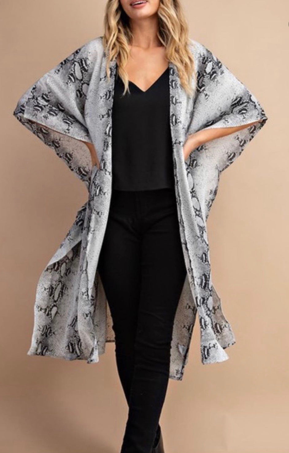 Snakeskin kimono