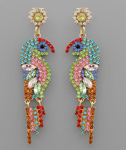 Glam jeweled parrots
