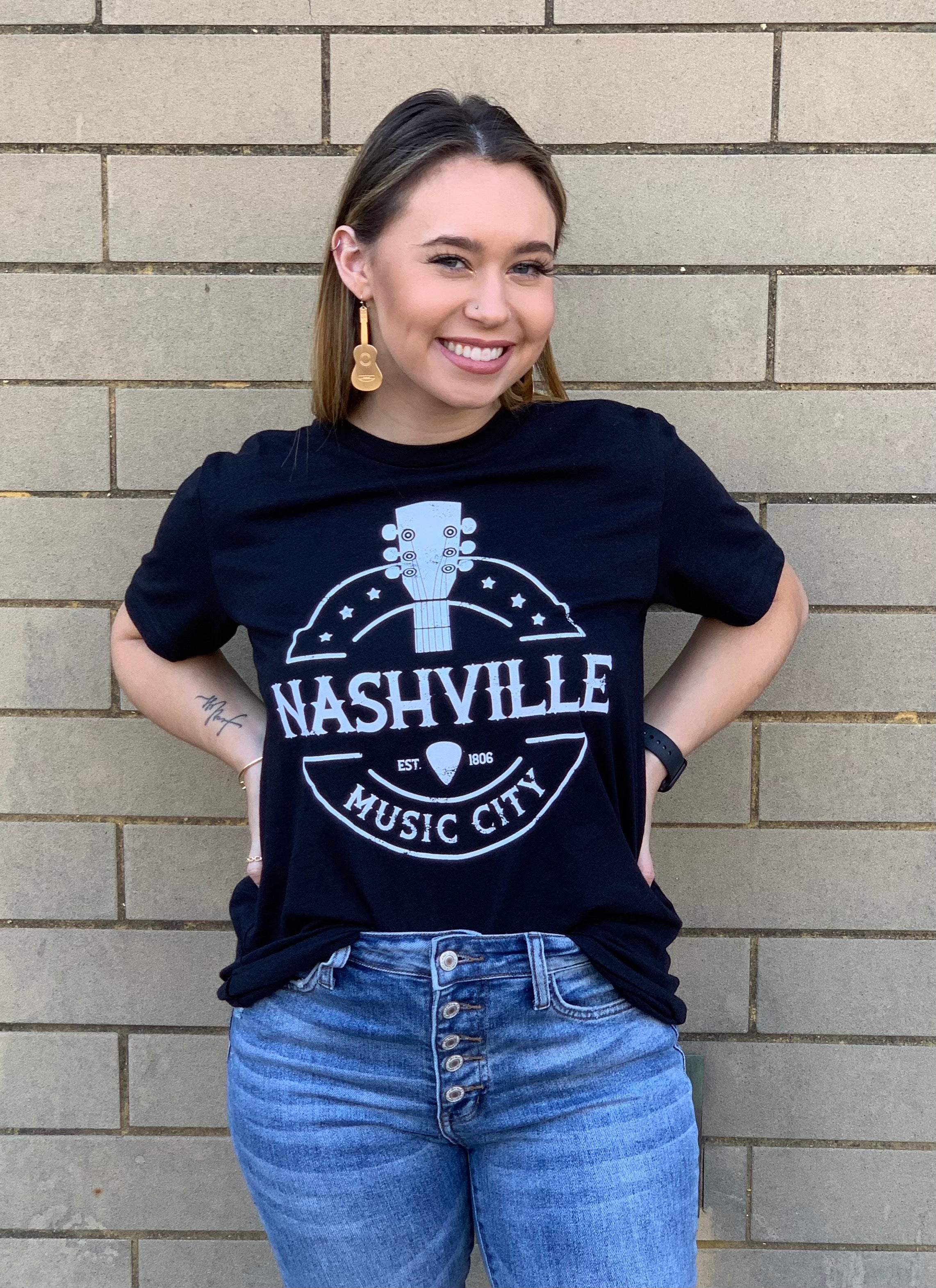 Nashville Music City tee