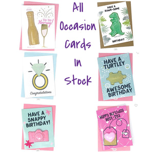 All occasion bath bomb and card
