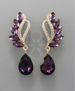 Glam side spray tear drops