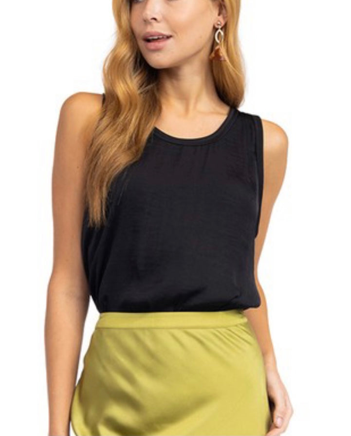 Scoop Neck Tank Blouse