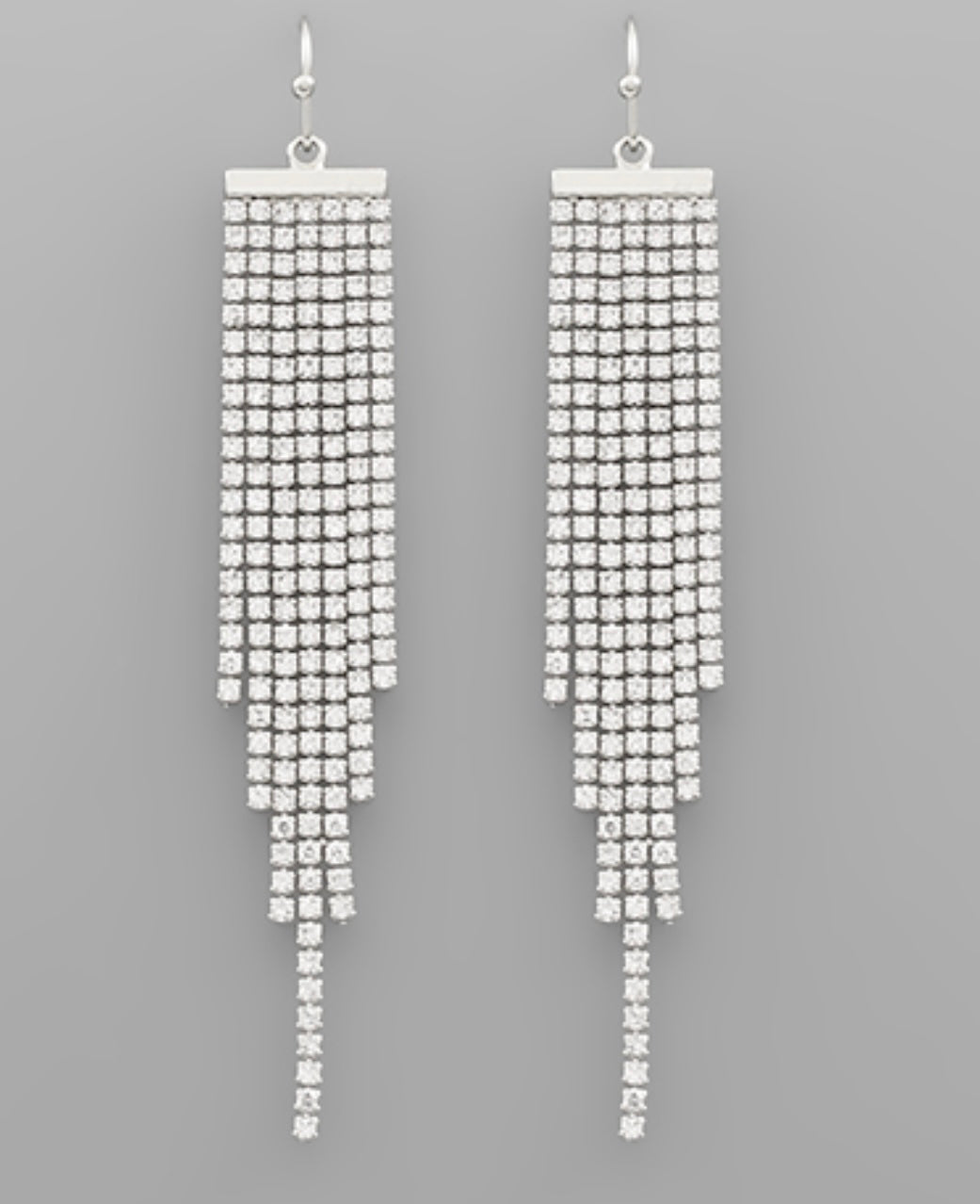 bar with rhinestone strands