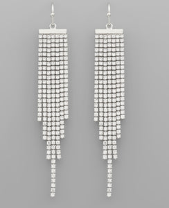 bar with rhinestone strands