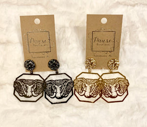 elephant filigree in octagon