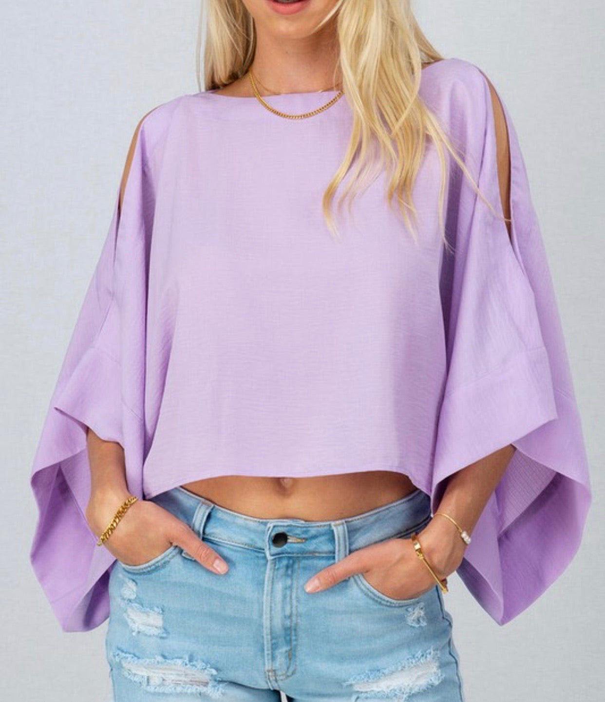 dolman cold shoulder top