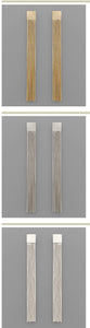 square post with strands