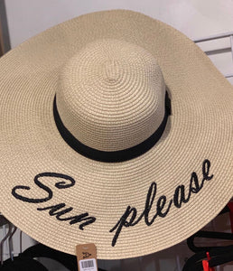 “Sun please” sun hat