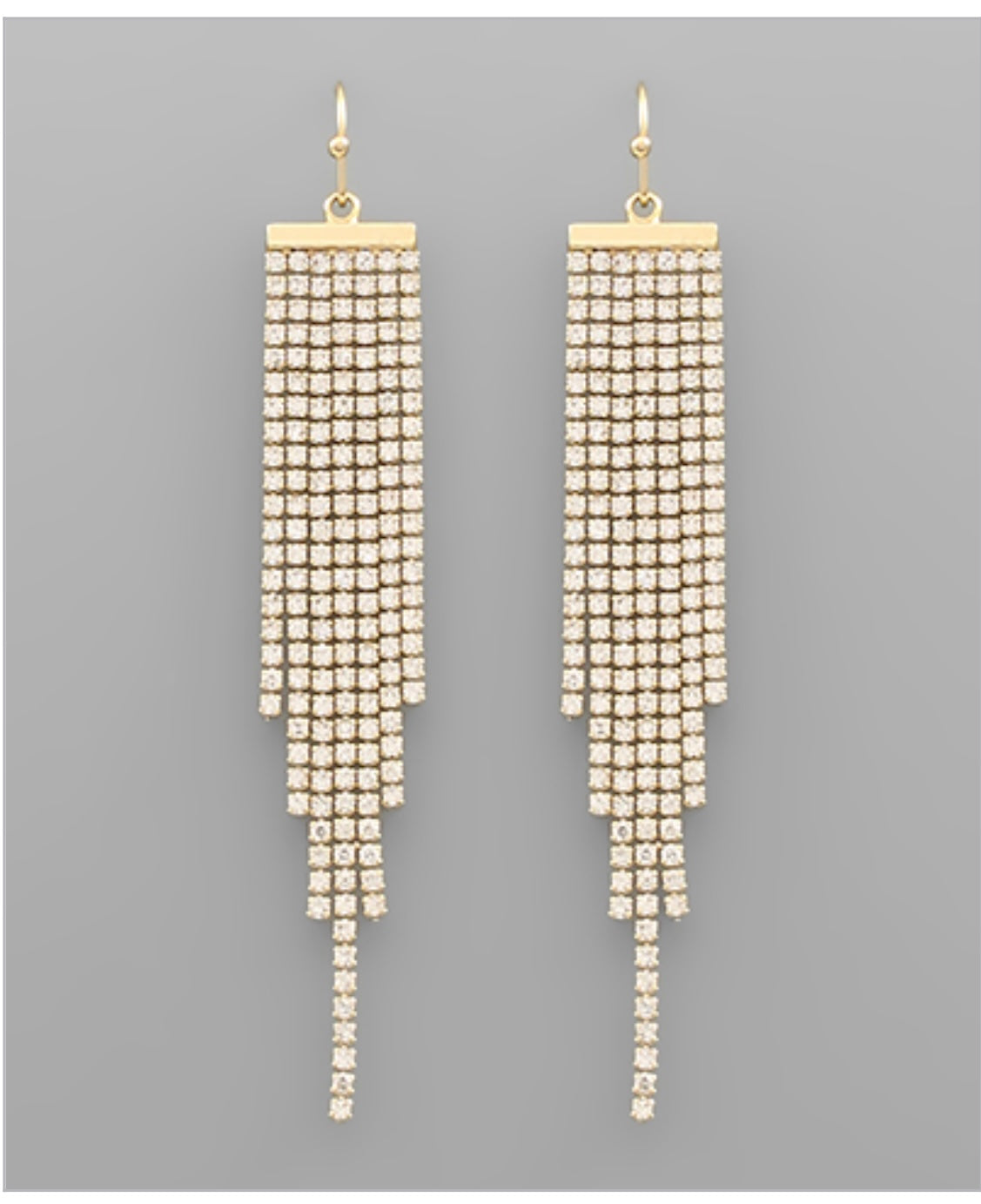 bar with rhinestone strands