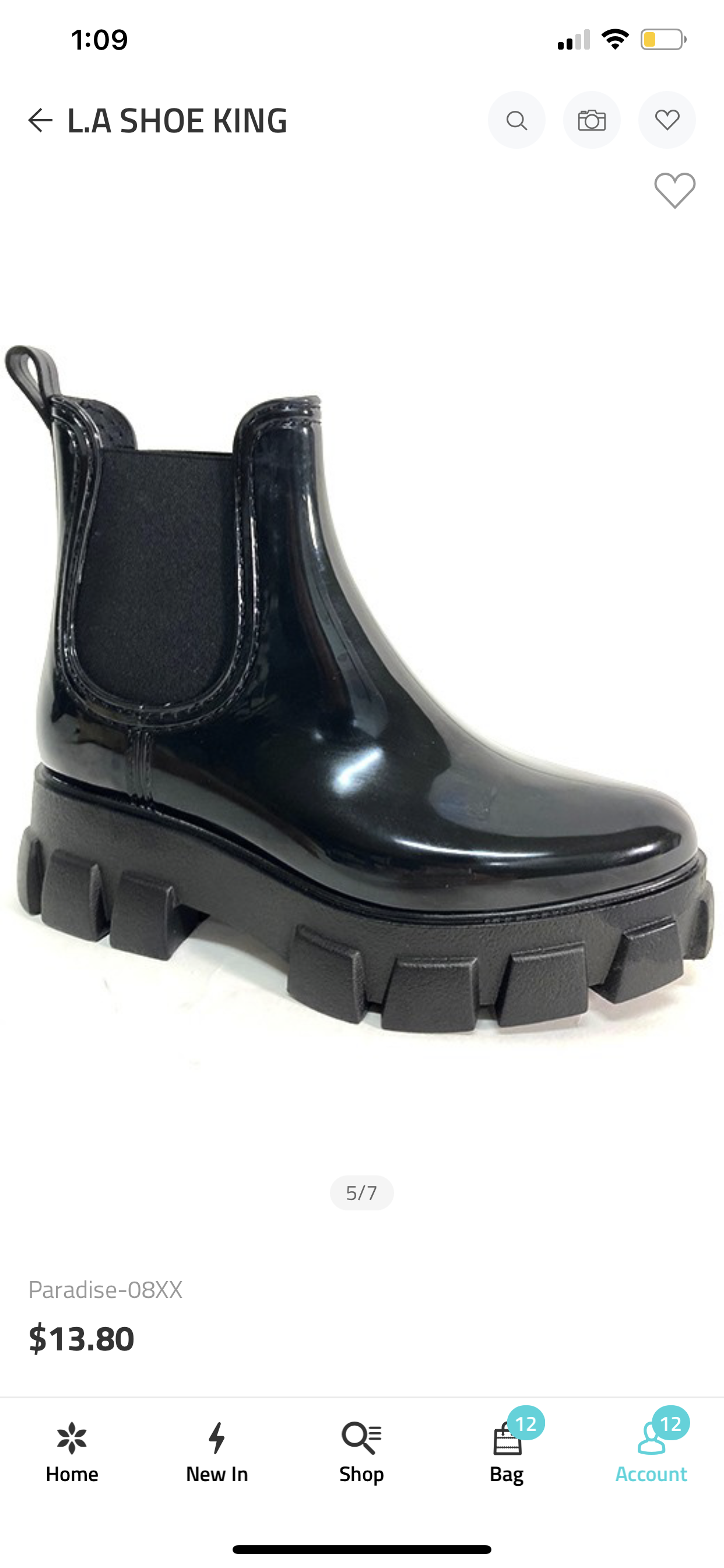 Patton shine chunky sole boot