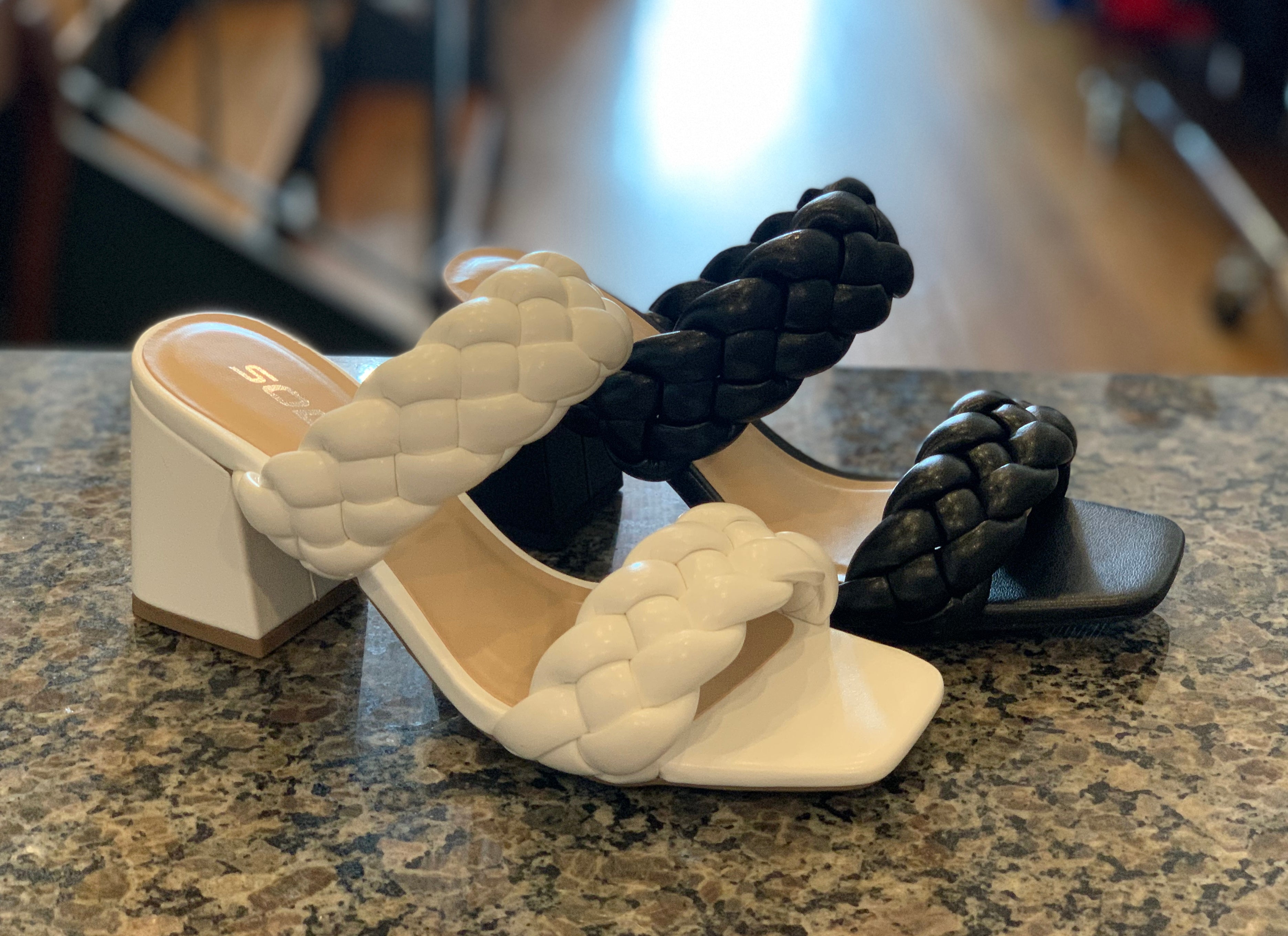 double braided sandal
